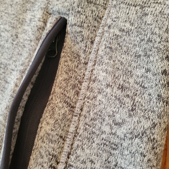 Orvis Heather Gray Full‎ Zip Fleece Vest Zippered Pockets TROUT BUM - Picture 9 of 10
